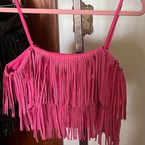 Rhinestone tank like new mint condition